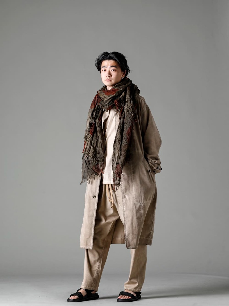 UMA WANG(ユマ ワン) 23SS(春夏) UA0292 スカーフ フルーツプリント UA0291 スカーフ フローラル プリント 6-004