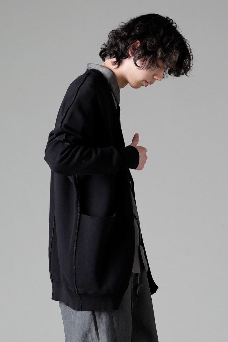 DEVOA 23SS a capable item that has the characteristics desired for spring / summer items from various aspects  - KTS-CMH-Black Cardigan Cotton Black SHN-MSLR Shirt Modal/silk 2-002