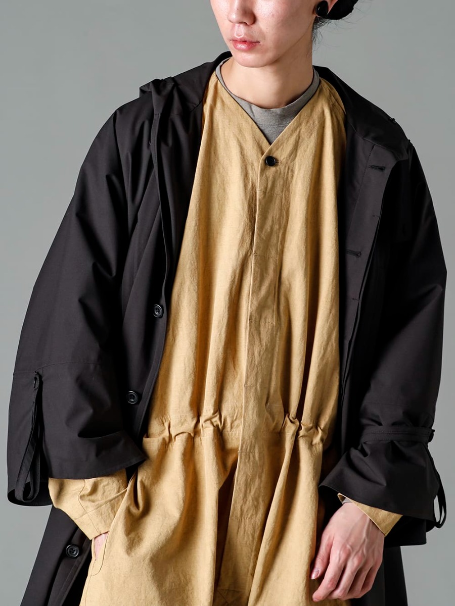 norwegian Rain O PROJECT FEIT 23SS A versatile coat that combines functionality and fashion  - raincho-Unisex-SuperLightweight-Black raincho Unisex Super Lightweight Black O15JS1-MUSTARD ジャンプスーツ マスタード ファイン キャンバ 2-002