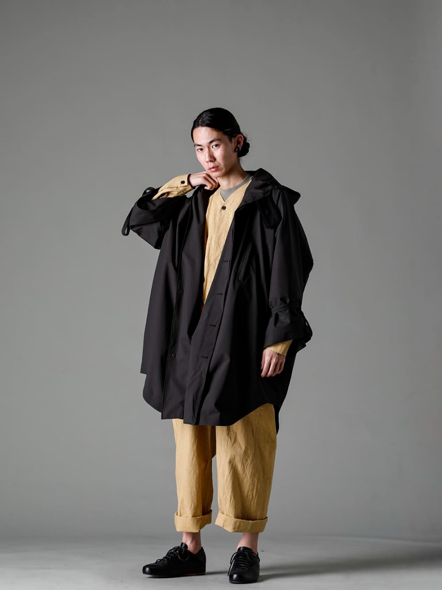 norwegian Rain O PROJECT FEIT 23SS raincho-Unisex-SuperLightweight-Black raincho Unisex Super Lightweight Black O15JS1-MUSTARD jumpsuit Mustard Fine Canvas Handsewn-Classic-Lo hand Sawn Classic Low  4-001