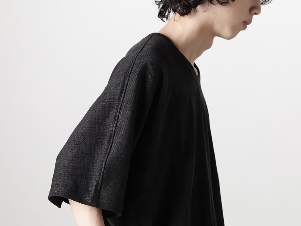 ヌード マサヒコマルヤマ 2023SS - nude:masahiko maruyama (ヌード マサヒコマルヤマ) 2023SSコレクションが入荷！只今より店頭・通販共に販売開始！ - NU-1687(オーバーサイズ ショートスリーブTシャツ) - 1-001