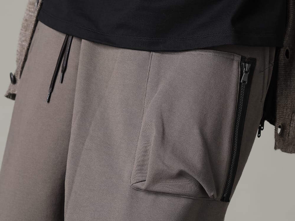 The Viridi-anne 2023SS A casual item that is easy to wear but gives a fashionable look. - VI-3592-04-Dark-Grey(Sweat Wrap Pants Dark Grey) - 3-007