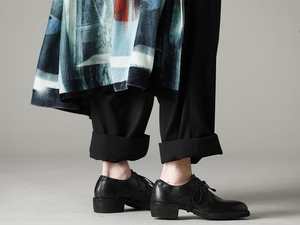 Yohji Yamamoto 2023 SS Print Shirt x Full Pattern Jacket Style