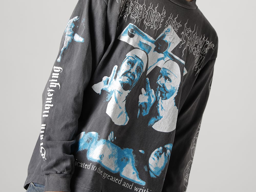 SAINT MICHAEL 2023SS - ©️SAINT M×××××× has released its fourth item drop from the 2023SS collection! Now available in stores and online at the same time! - SM-S23-0000-032(SISTERS Long sleeve T-shirt) - 1-008