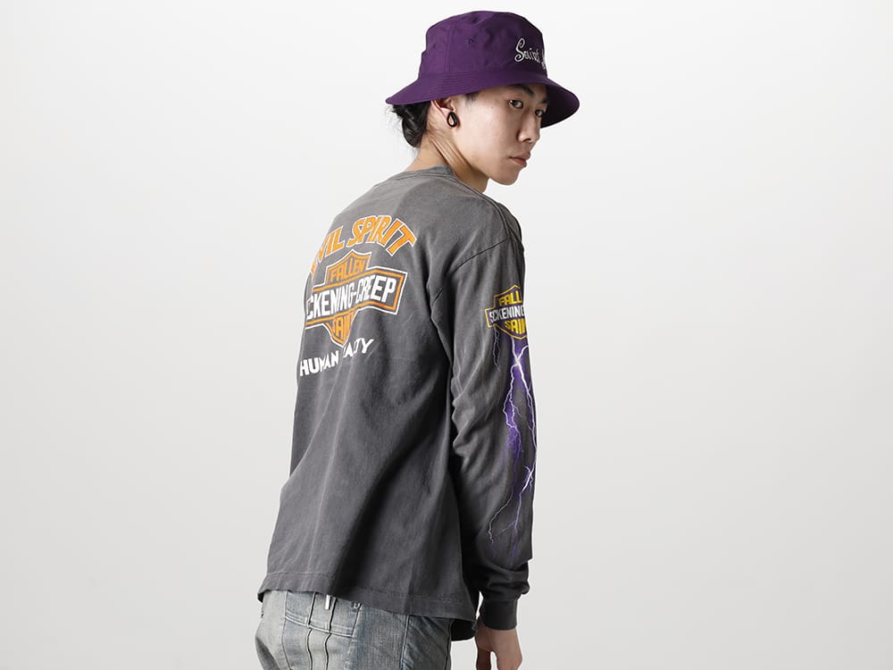 SAINT MICHAEL 2023SS - ©️SAINT M×××××× has released its fourth item drop from the 2023SS collection! Now available in stores and online at the same time! - SM-S23-0000-029EVIL SPILIT Long sleeve T-shirt) - 1-011