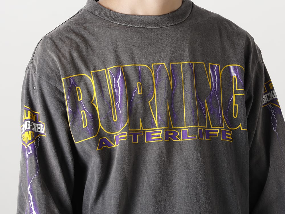 SAINT MICHAEL 2023SS - ©️SAINT M×××××× has released its fourth item drop from the 2023SS collection! Now available in stores and online at the same time! - SM-S23-0000-029EVIL SPILIT Long sleeve T-shirt) - 1-012