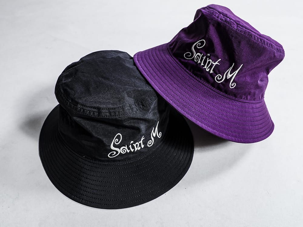 SAINT MICHAEL 2023SS - ©️SAINT M×××××× has released its fourth item drop from the 2023SS collection! Now available in stores and online at the same time! - SM-S23-0000-074(SAINT M Bucket Hat BLACK) SM-S23-0000-075(SAINT M Bucket Hat PURPLE) - 1-017