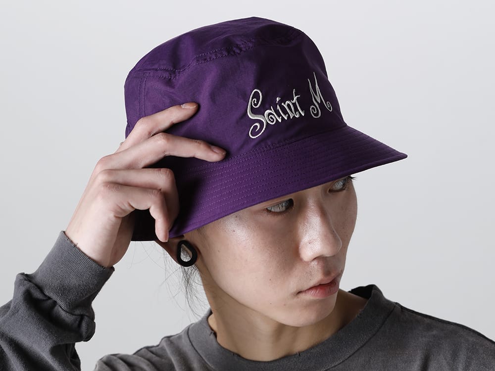 SAINT MICHAEL 2023SS - ©️SAINT M×××××× has released its fourth item drop from the 2023SS collection! Now available in stores and online at the same time! - SM-S23-0000-075(SAINT M Bucket Hat PURPLE) - 1-019