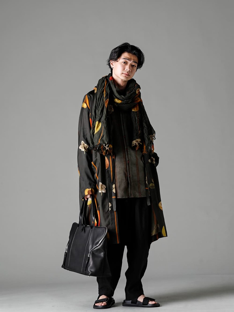 UMA WANG 23SS：Fruit Print Kimono Coat Style - FASCINATE BLOG