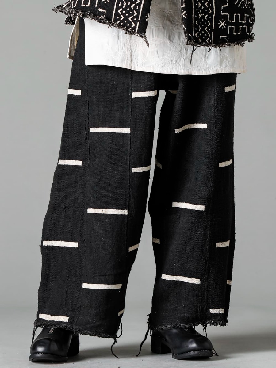 OLUBIYI THOMAS 23SS セットアップのボトムス - 2507.94-2 Wide leg drawstring trousers #2 Classic Derby Shoes Lace-up Double Sole - Horse Full Grain - 792Z  4-001