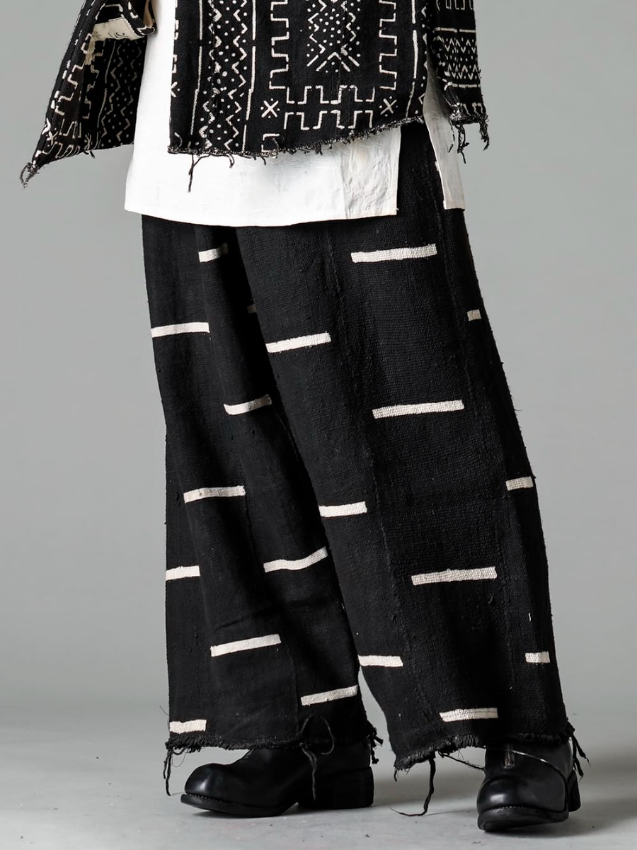 OLUBIYI THOMAS 23SS セットアップのボトムス - 2507.94-2 Wide leg drawstring trousers #2 Classic Derby Shoes Lace-up Double Sole - Horse Full Grain - 792Z 3-001