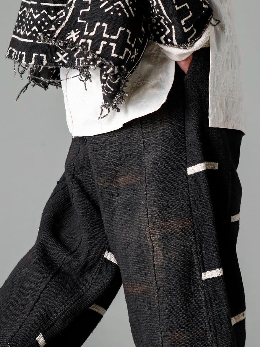 OLUBIYI THOMAS 23SS セットアップのボトムス - 2507.94-2 Wide leg drawstring trousers #2 Classic Derby Shoes Lace-up Double Sole - Horse Full Grain - 792Z 3-004