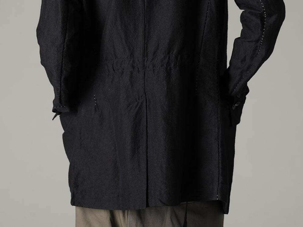 The Viridi-anne UMA WANG masnada 23SS Quite lightweight and airy comfort  - M3041 Relax Jacket VI-3613-01-Light-Gray Double Layered T-shirt Light Gray  2-007