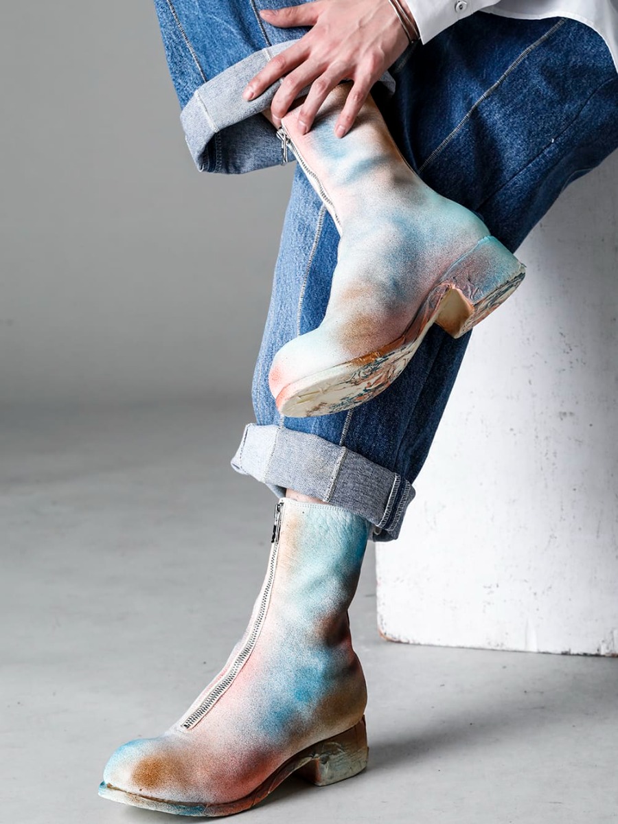 GUIDI 23SS Limited Long Front Zip Boots - Horse Full Grain Leather - PL2_ART 1-002