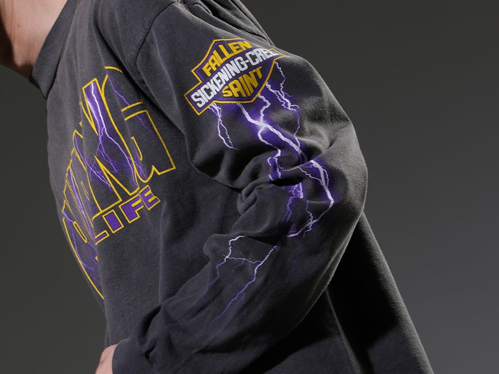 SAINT MICHAEL 2023SS - The second collaboration shirt of SHERMER ACADEMY and SAINT M××××××. - SM-S23-0000-029(EVIL SPILIT Long sleeve T-shirt) - 2-011