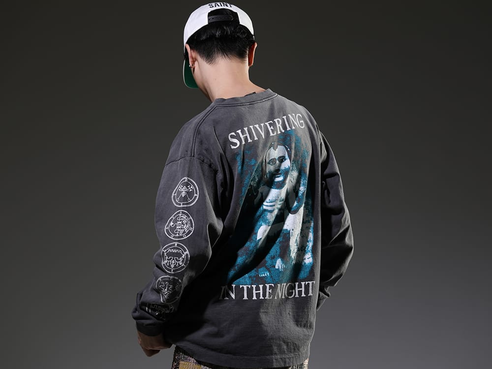 セントマイケル 2023SS - ブランドらしさを全面に感じるアイテム - SM-S23-0000-032(SISTERS ロングスリーブTシャツ) SM-S23-0000-072(PMS キャップ) - 2-011