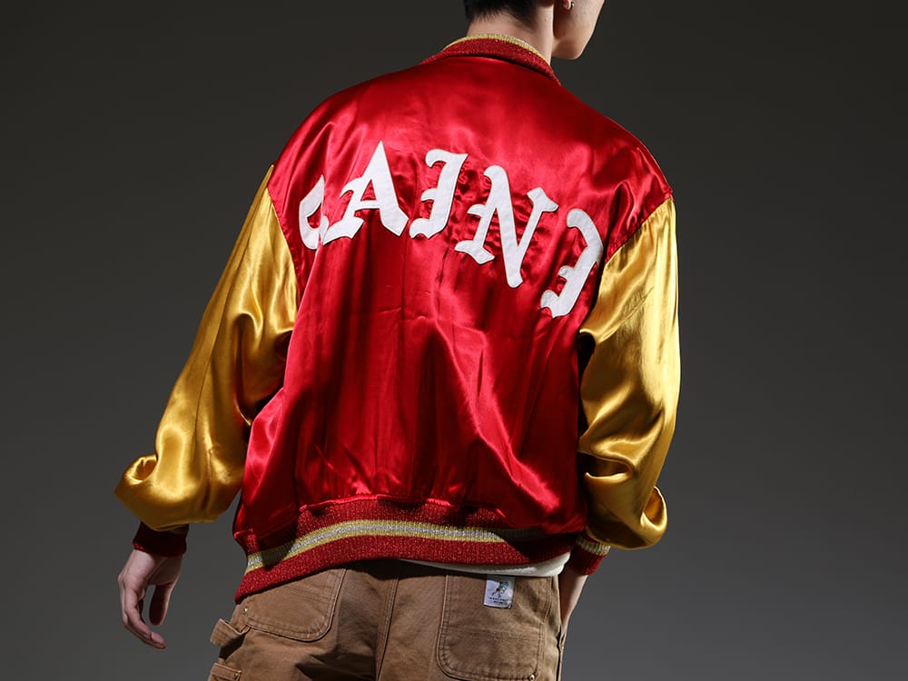 SAINT MICHAEL 2023SS - Varsity jacket using the fabric of spring and summer specification with luster - SM-S23-0000-068(SAINT Varsity Jacket) - 2-003