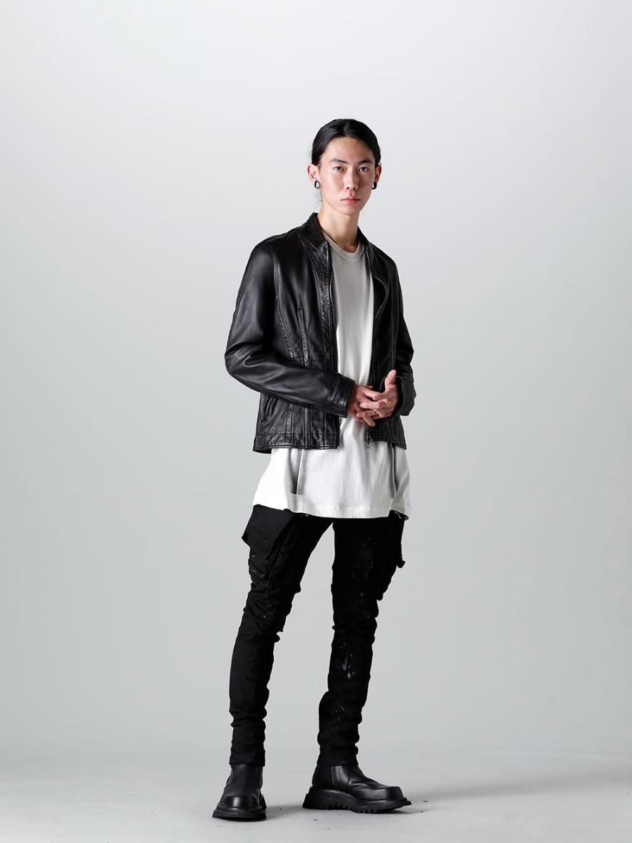 ユリウス 2023SS - JULIUS(ユリウス) 2023SSコレクションより第5弾目のアイテムがデリバリー！只今より店頭・通販共に販売スタート！ - 819BLM1(ラムレザー シームドジャケット) - 1-001