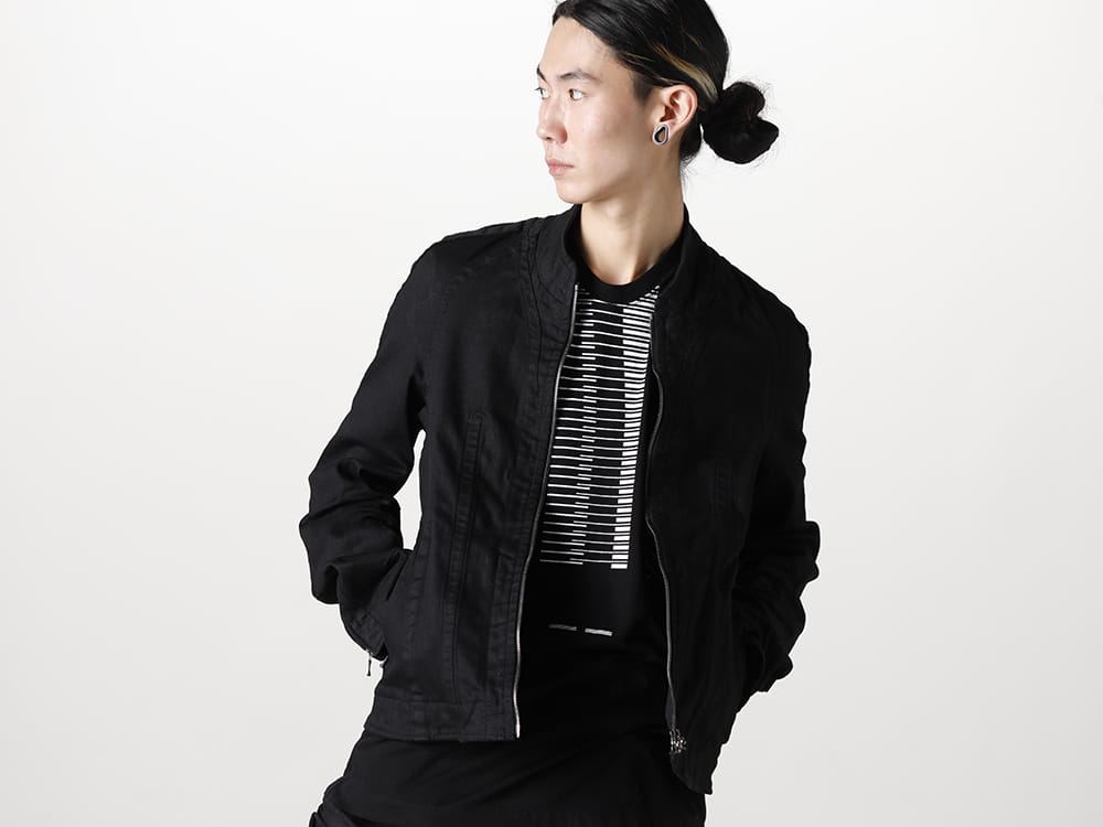 ユリウス 2023SS - JULIUS(ユリウス) 2023SSコレクションより第5弾目のアイテムがデリバリー！只今より店頭・通販共に販売スタート！ - 819BLM2-BK(10.5oz ストレッチデニム シームドジャケット) - 2-002
