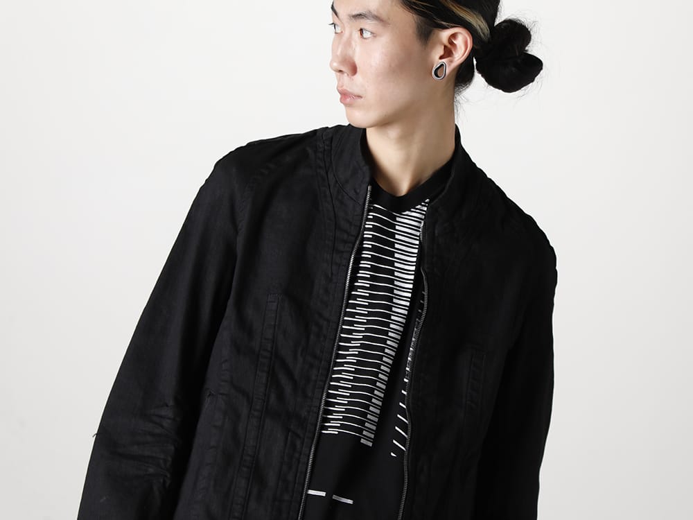 ユリウス 2023SS - JULIUS(ユリウス) 2023SSコレクションより第5弾目のアイテムがデリバリー！只今より店頭・通販共に販売スタート！ - 819BLM2-BK(10.5oz ストレッチデニム シームドジャケット) - 2-004