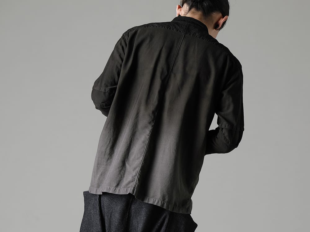 ザ ヴィリジアン 2023SS - 絶妙なグラデーションカラーを取り入れたシャツ - VI-3579-02(刺繍入り クロース グラデーション 染め シャツ) - 2-002
