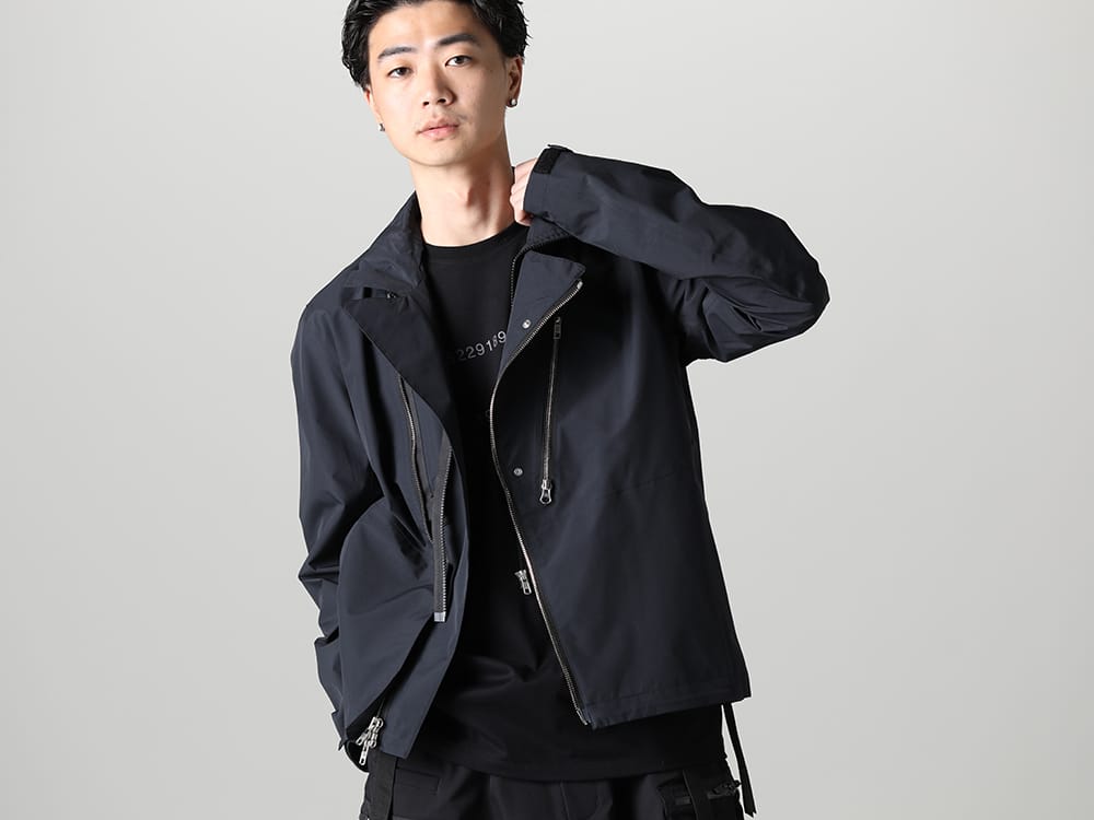 ACRONYM / The Viridi-anne 2023SS - Full with a lot of details that are very brand-like - J68-GT(Rider Jacket) VI-3609-01-Black(Short Sleeve Printed T-Shirt Black) - 2-011