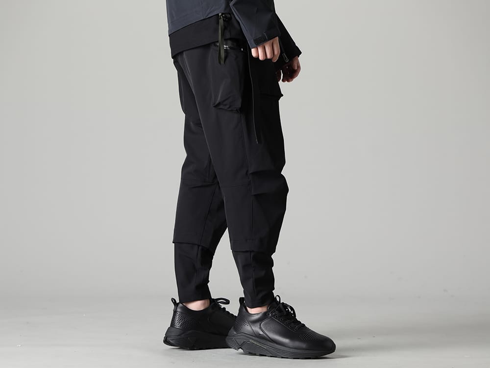 ACRONYM / SUNCORE 2023SS Bottoms with plenty of the brand's character - P23Q-DS(Wide Drawcord Trousers) SCV186C016 Black(Night Run light Black) - 3-002