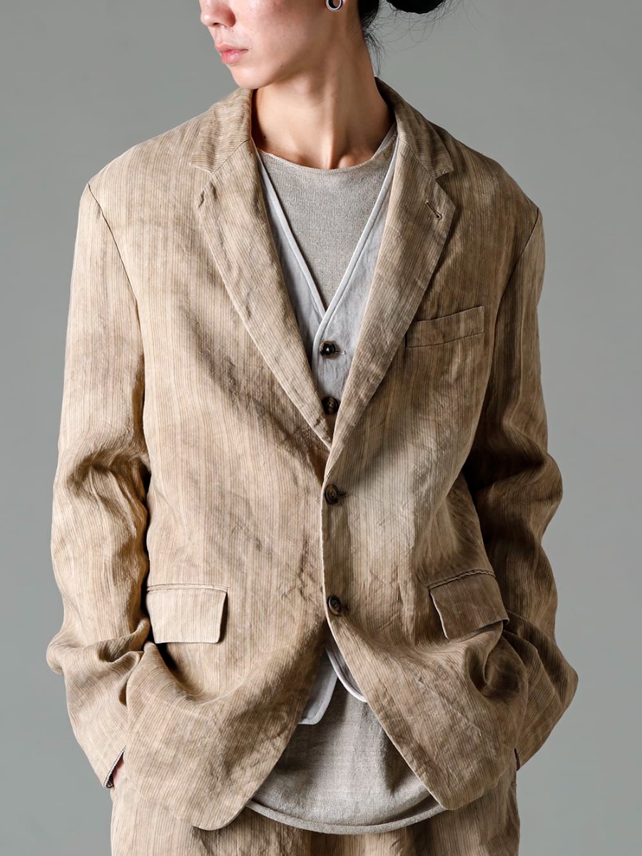 forme d'expression 23SS HG004-TRTL 2B Lounge Jacket 1-002