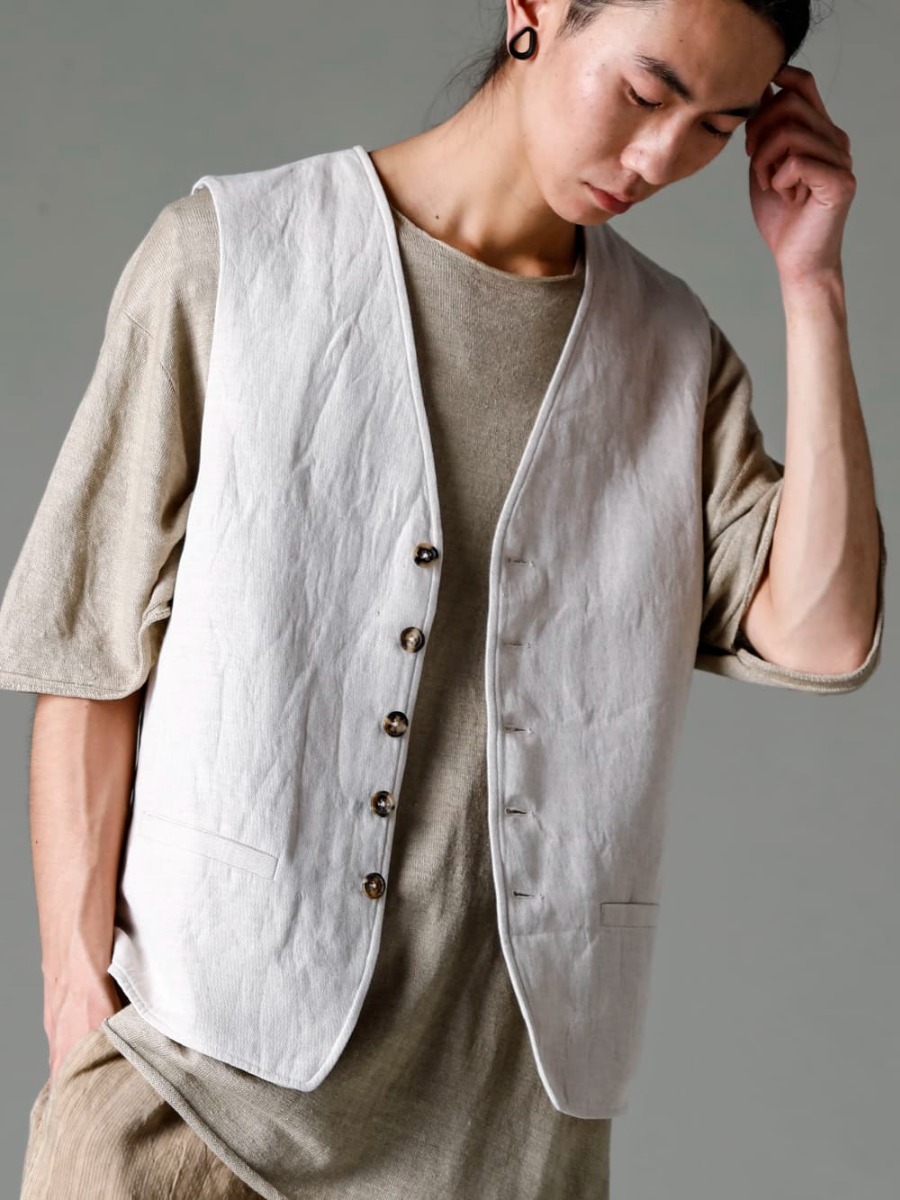 forme d'expression 23SS UG063-F50S waist coat 1-004