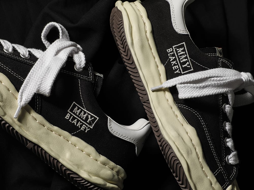 Maison MIHARAYASUHIRO - 2023SS A09FW732 - BLAKEY - Original sole canvas Low-Top sneakers Vintage like Sole 2-004