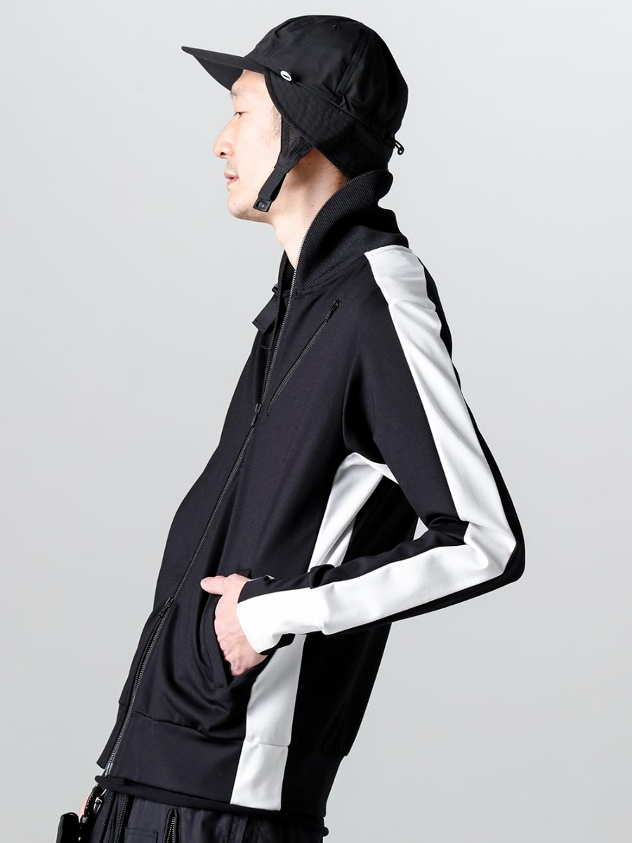 RIPVANWINKLE 2023SS Selecting comfortable knit T-shirt underneath jersey  - RW-526 - Line Track Jersey  2-002