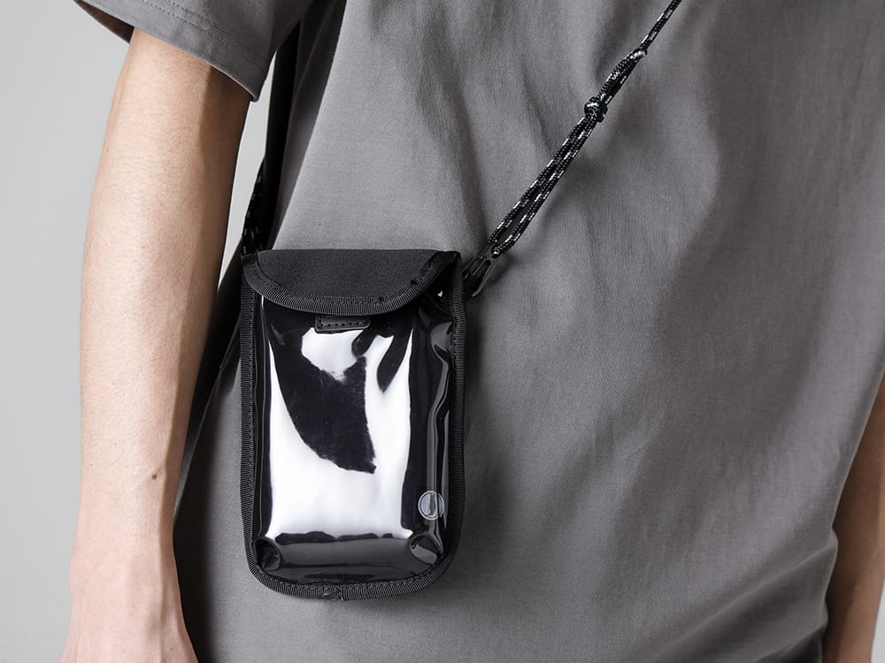 RIPVANWINKLE 2023SS Select mobile pouches for spring and summer, when the use of accessories becomes important.  - RW-548-Shark - Drop Shoulder-T Shark - RW-550 - Mobile Pouch 2-006