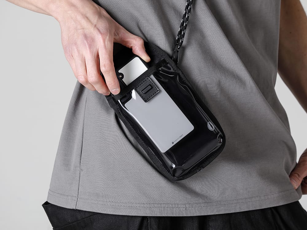 RIPVANWINKLE 2023SS Select mobile pouches for spring and summer, when the use of accessories becomes important.  - RW-548-Shark - Drop Shoulder-T Shark - RW-550 - Mobile Pouch 2-007