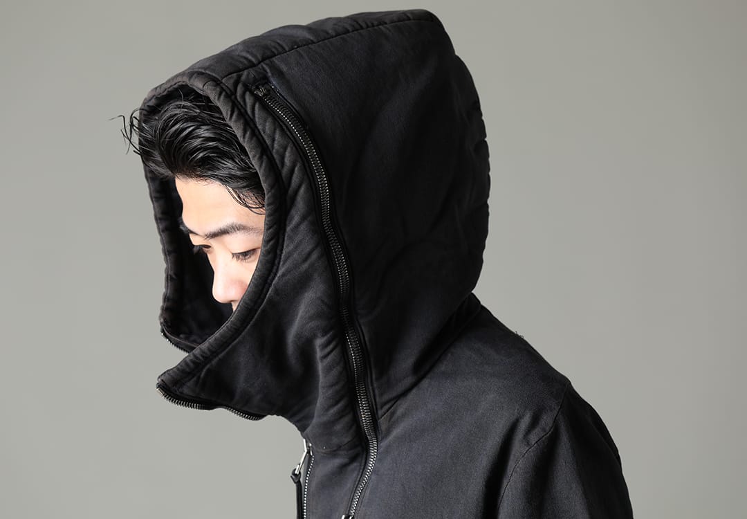 D.HYGEN 2023SS - These items express exquisite shades with pigment processing. - ST104-0523S-Mud-Indigo-Brown(Mud-Finished 8Oz Light Stretch Denim Hooded Jacket Mud Indigo Brown) - 2-011