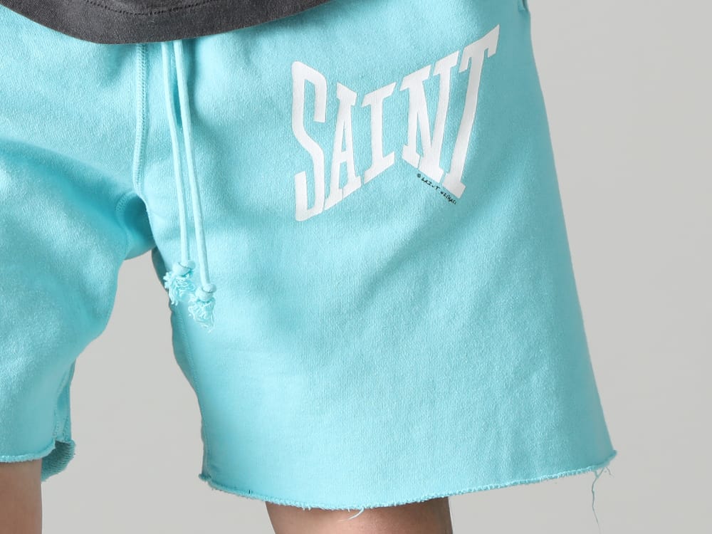 セントマイケル 2023SS - ©️SAINT M××××××(セントマイケル) 2023春夏コレクションより第5弾目のアイテムがリリース！只今より店舗・通販にて同時販売開始！ - SM-S23-0000-057(SAINT スウェットショーツ ブルー) - 1-022