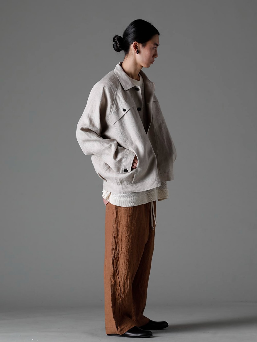 O PROJECT 23SS: Natural-colored Blouson Casual Style - FASCINATE BLOG