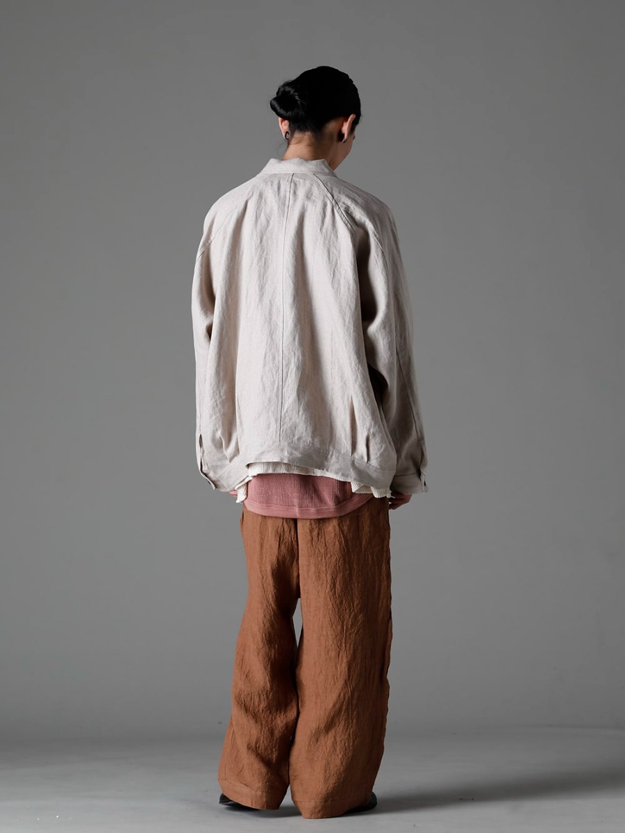 O PROJECT 23SS: Natural-colored Blouson Casual Style - FASCINATE BLOG