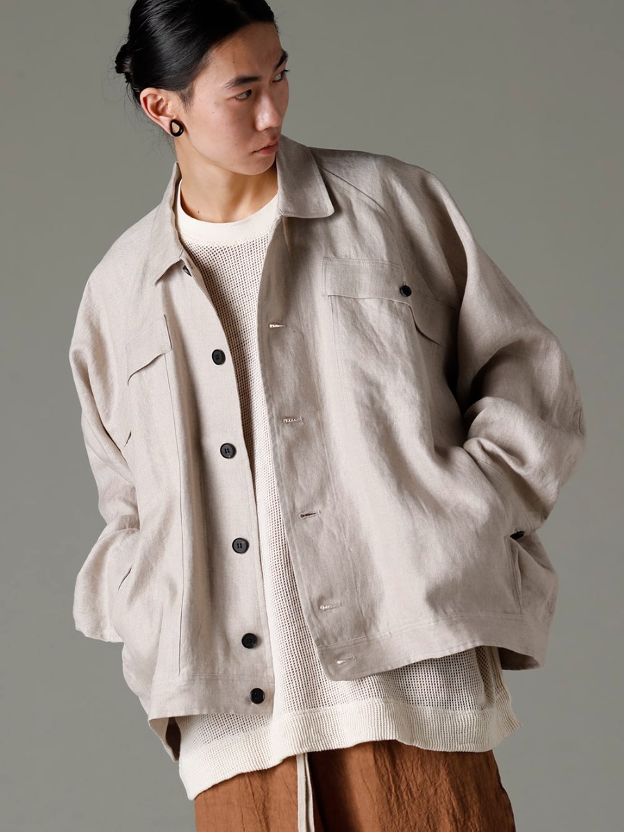 O PROJECT 23SS: Natural-colored Blouson Casual Style - FASCINATE BLOG