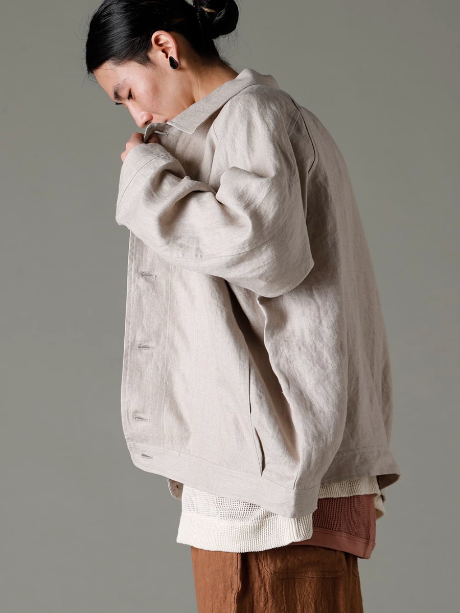 O PROJECT 23SS: Natural-colored Blouson Casual Style - FASCINATE BLOG