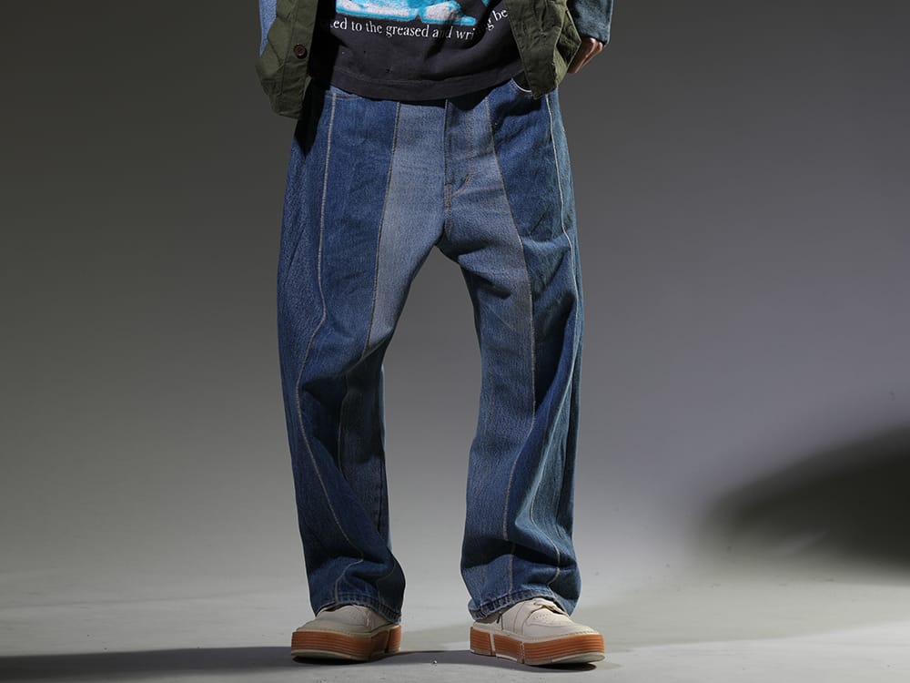 インク / グイディ 2023SS - 袖口のファイヤーパターンが特徴的なミリタリージャケット - ink23-12-M-2(ジャンブルパンツ - M2) GJ02-CO00T(レースアップブーツ - ホースフルグレインレザー - GJ02 CO00T) - 3-001