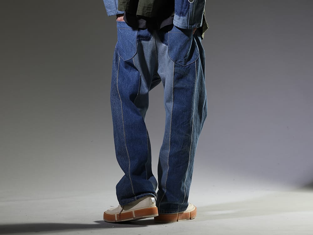 インク / グイディ 2023SS - 袖口のファイヤーパターンが特徴的なミリタリージャケット - ink23-12-M-2(ジャンブルパンツ - M2) GJ02-CO00T(レースアップブーツ - ホースフルグレインレザー - GJ02 CO00T) - 3-003