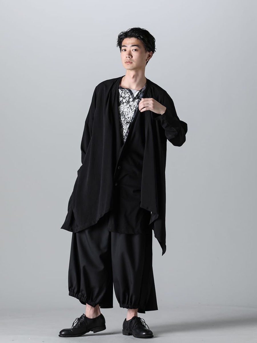 Ground Y 2023SS - GA-T28-803(T/A ヴィンテージデシン コンビネーションレイヤード ドレープカーディガン) - 1-001