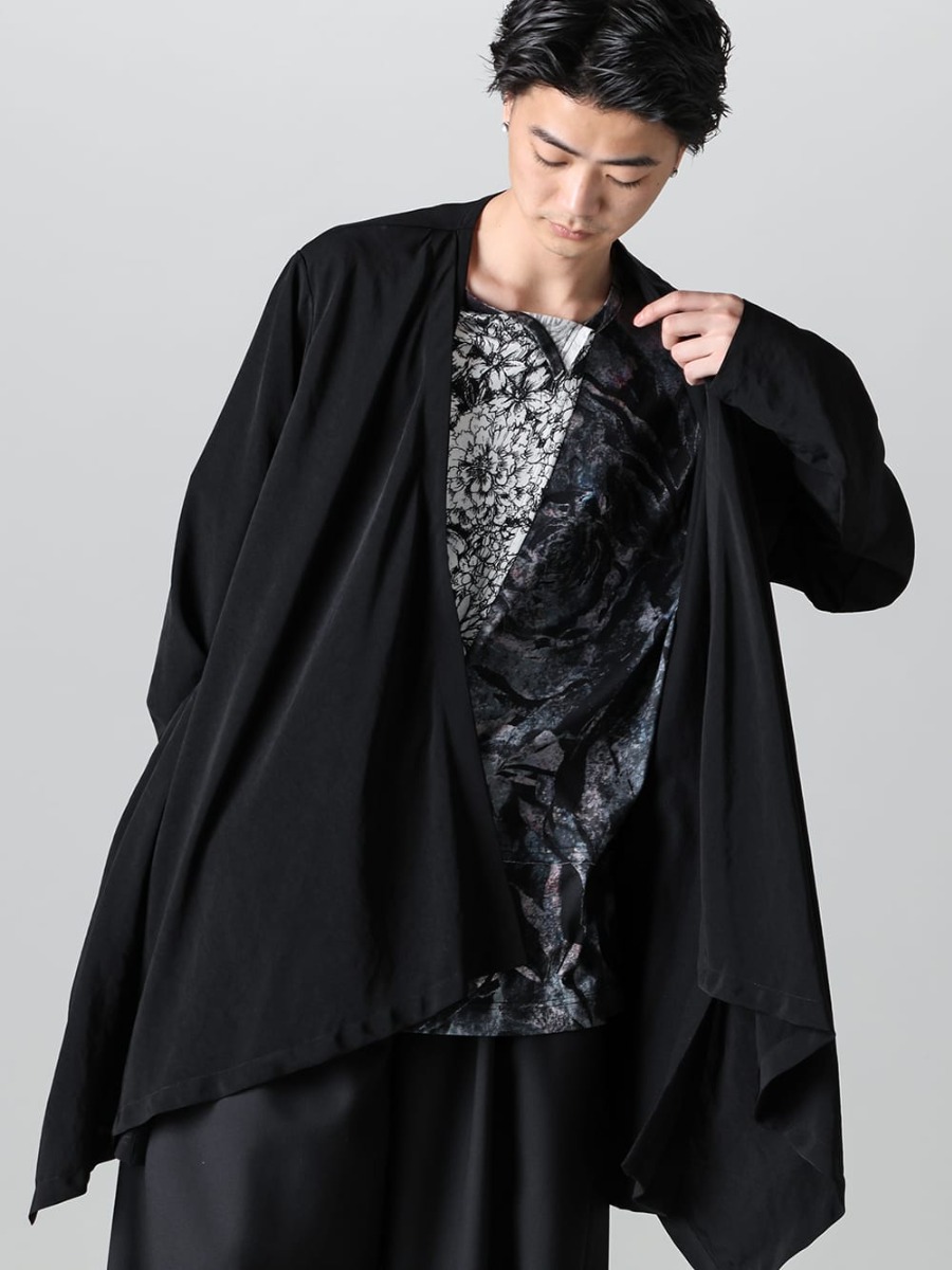 Ground Y 2023SS - GA-T28-803(T/A ヴィンテージデシン コンビネーションレイヤード ドレープカーディガン) -1-004