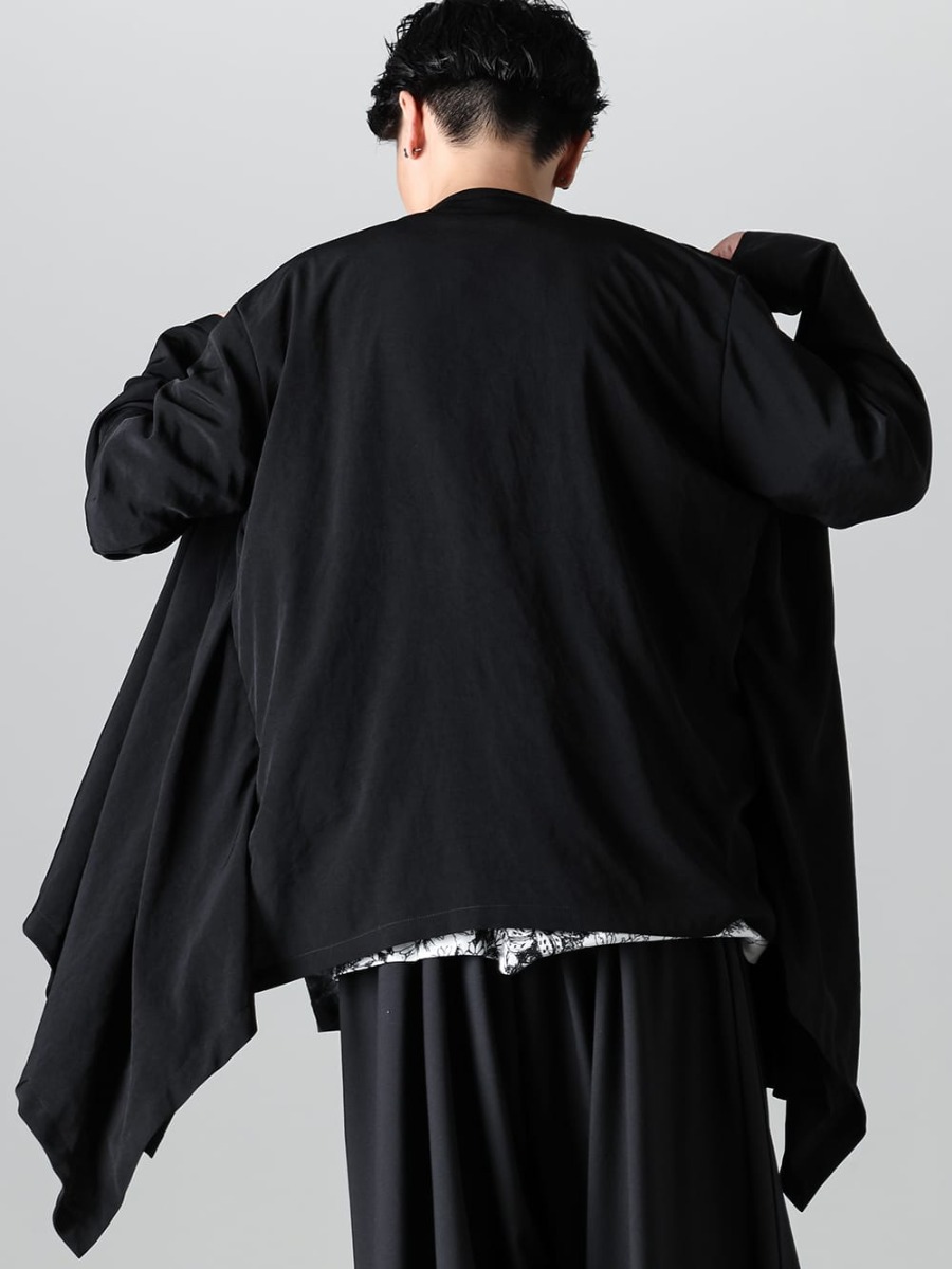 Ground Y 2023SS - GA-T28-803(T/A ヴィンテージデシン コンビネーションレイヤード ドレープカーディガン) -1-005