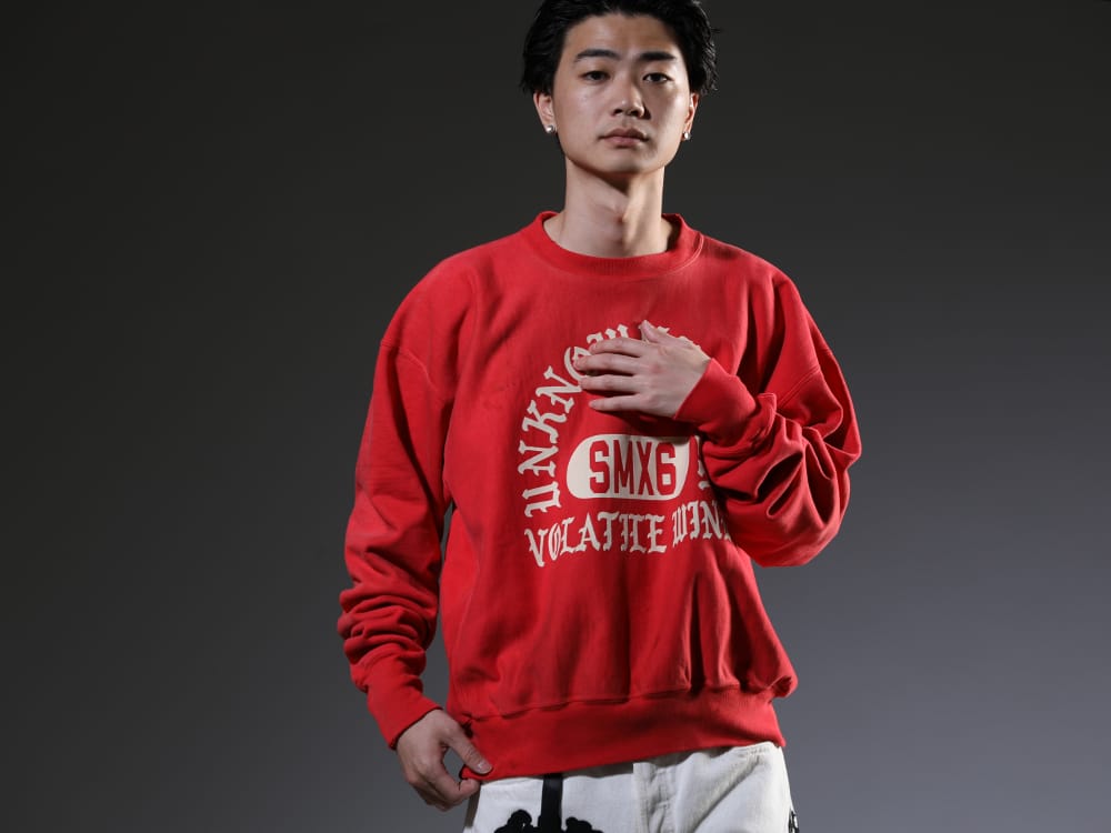 セントマイケル 2023SS - 1つのアイテムに込められた拘り - SM-S23-0000-044(UNKNOWN PWR スウェットシャツ) - 2-001