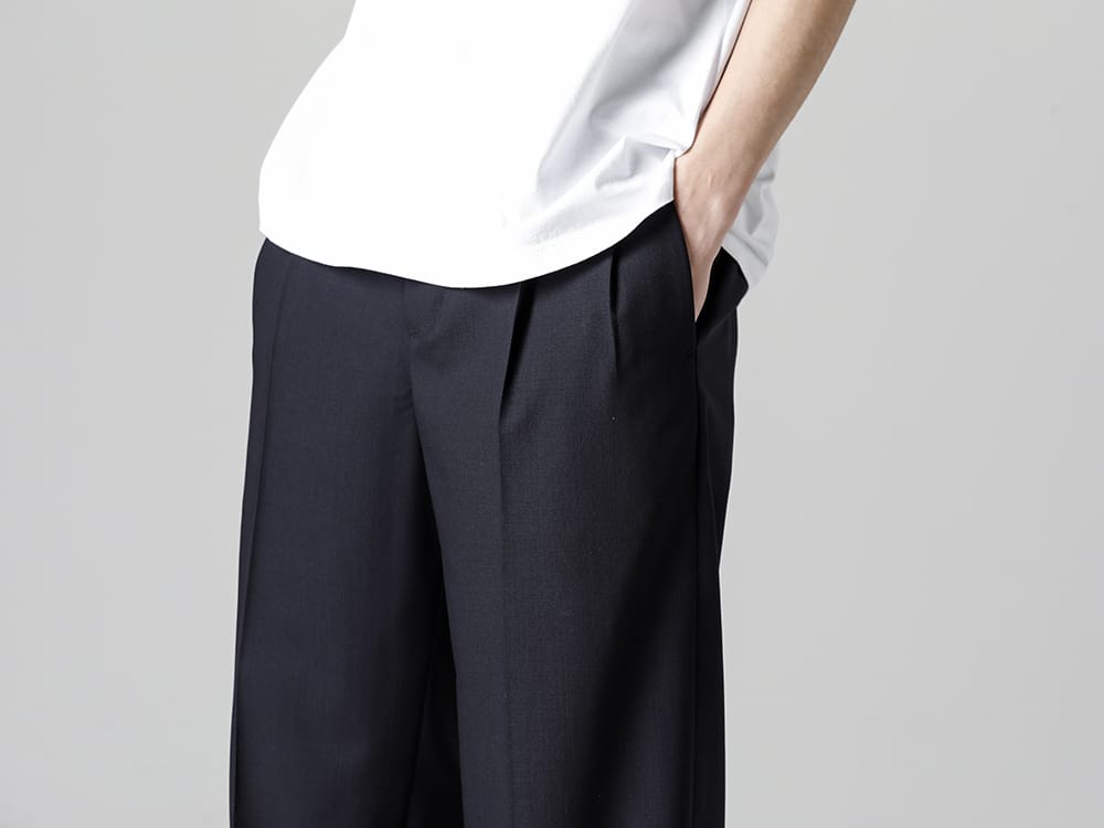 IRENISA 2023SS IRENISA's two-tuck wide pants are a perfect match with just the right size tops! - IH-23SS-P018-MT - Two Tucks Wide Pants 3-002
