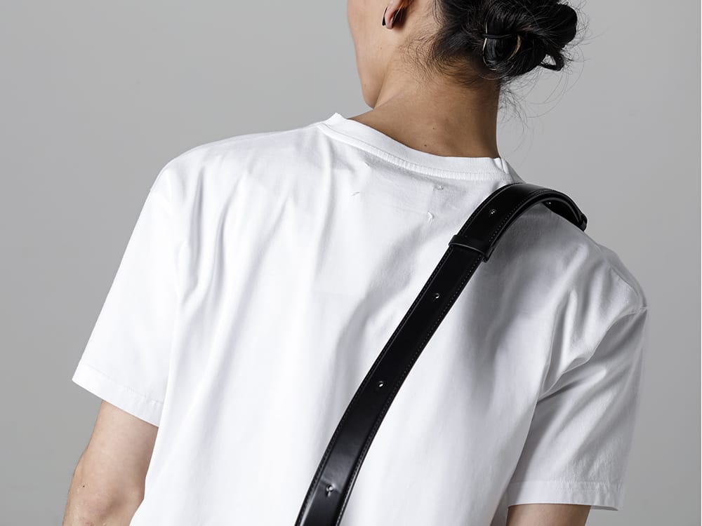 Maison Margiela - メゾン マルジェラ 2023SS マルジェラらしいユーモアが感じ取れる同色プリントデザイン  - S51GC0519-Optic White - Tシャツ オプティック ホワイト - SB1WG0017 - ソフト 5AC オン ボディ 2-004