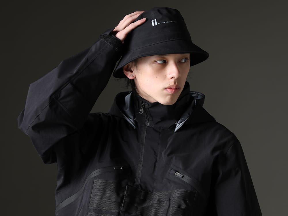 ACRONYM / 11 by Boris Bidjan Saberi 2023SS - Unique piece has many features that represent the brand. - J1WTS-GT-Black(Tex-Sys Jacket Black) ST-BUCKET-GORE-TEX-11XNE(11 by BBS × New Era - BUCKET GORE-TEX) - 2-004
