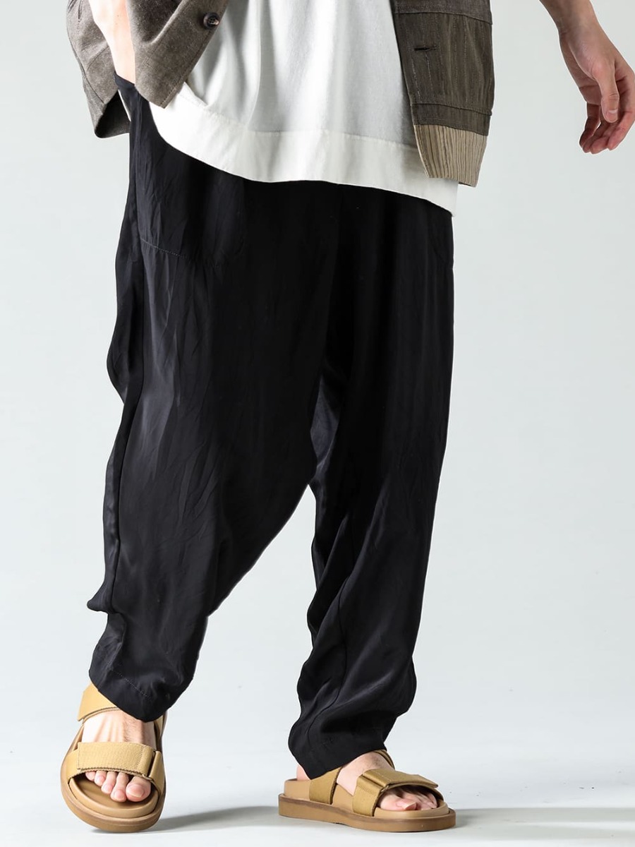  ZIGGY CHEN 23SS (Spring/Summer) UMA WANG Sandals Full-length pants for summer is recommended in combination with sandals UM3507 - Black - Pajama Pants - US9561 - Tan - Men's Sandal Tan 3-001
