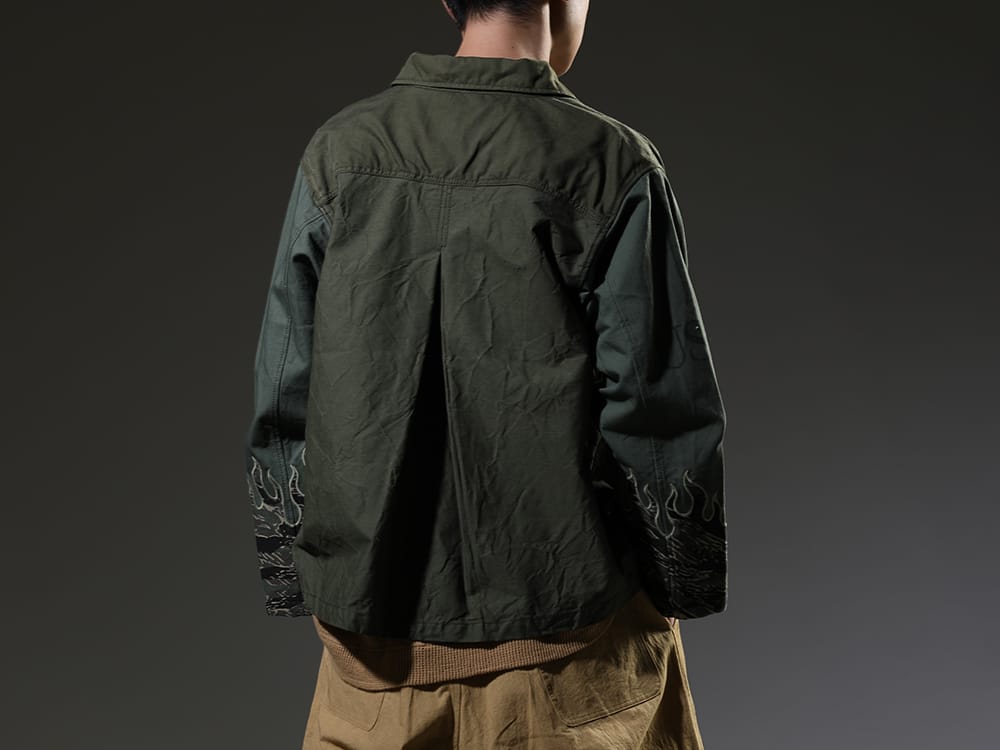 インク 2023SS - 40s US 13スターミリタリージャケットをベースに再構築されたinkの新作。 - ink23-02-Tiger-M(ファイアーエンブレムジャケット タイガー - M) - 2-003